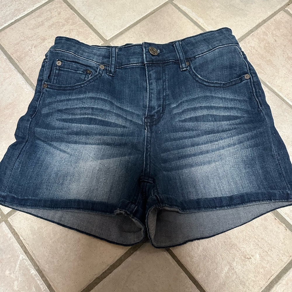 Indigo Rein High Waist Denim Shorts